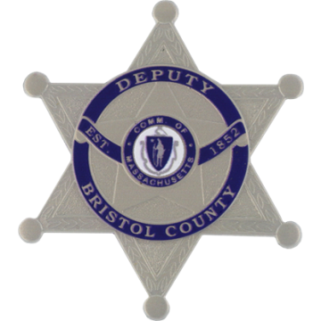 Blackinton FlexBadge FLX3850-R Six-Point Star with Reverse Enamel Panels (3" x 2-5/8")