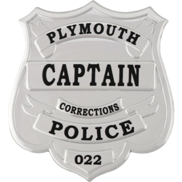 Blackinton FlexBadge FLX3863 Shield Badge (2-1/2" x 2-1/4")