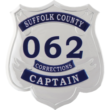 Blackinton FlexBadge FLX3864-BR Shield Badge with Reverse Enamel Panels (2-1/2" x 2-1/4")