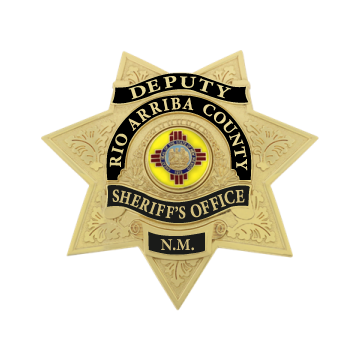 Blackinton FlexBadge FLX3961-R 7-Point Star Badge with Reverse Enamel (3-5/16" x 3-3/8")