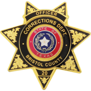 Blackinton FlexBadge FLX448-RDE Seven-Point Star (2-3/4")