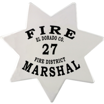 Blackinton FlexBadge FLX67-P Smooth Seven-Point Star (3")