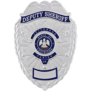 Blackinton FlexBadge FLX6975-R Eagle Top Shield With 6 Point Star (3" x 2-1/8")