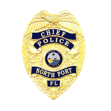 Blackinton FlexBadge FLX736-RV2 Eagle Top Reverse Enamel Badge (3-1/4" x 2-3/8")