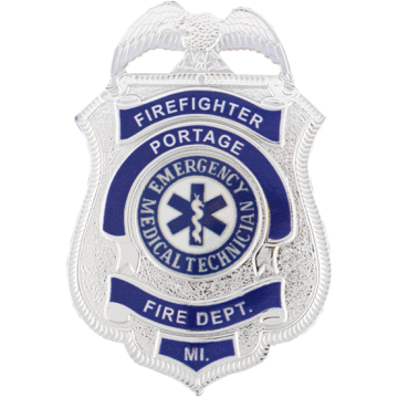 Blackinton FlexBadge FLX741-RHA Shield with an Eagle (2-7/8" x 2")