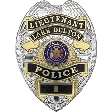 Blackinton FlexBadge FLX879-R Eagle Top Shield (3-1/16" x 2-1/4")