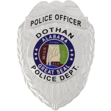 Blackinton FlexBadge FLX899-A Shield with Eagle Atop (3" x 2-1/4")