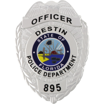 Blackinton FlexBadge FLX899-B Shield with Eagle Atop (3" x 2-1/4")