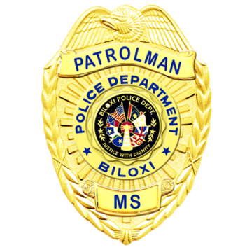 Blackinton FlexBadge FLX899-C Eagle Top Shield with Circle Panel (3" x 2-1/4")