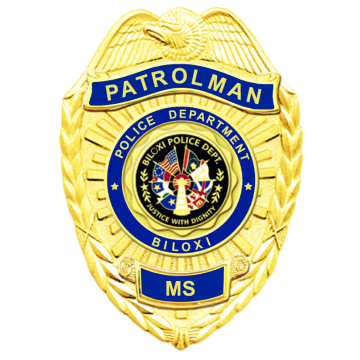 Blackinton FlexBadge FLX899-CR Eagle Top Shield with Reverse Enamel Disc (3-1/16" x 2-3/16")