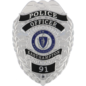 Blackinton FlexBadge FLX899-R Eagle Top Shield with Reverse Enamel Panels (3" x 2-1/4")