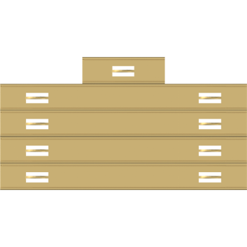 Smith & Warren H-13 Service Bar Holder For 13 Bars