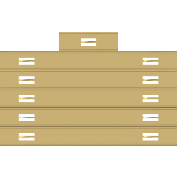 Smith & Warren H-16 Service Bar Holder For 16 Bars