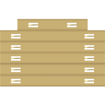 Smith & Warren H-17 Service Bar Holder For 17 Bars