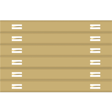 Smith & Warren H-18 Service Bar Holder For 18 Bars