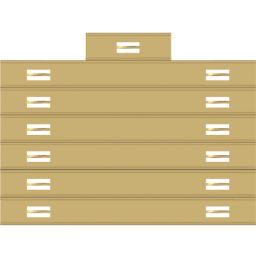 Smith & Warren H-19 Service Bar Holder For 19 Bars