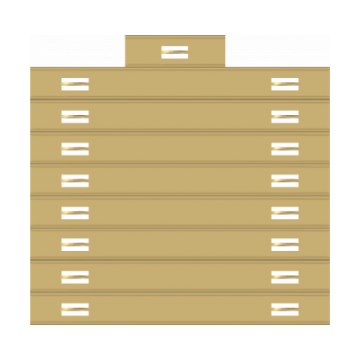 Smith & Warren H-25 Service Bar Holder for 25 Bars