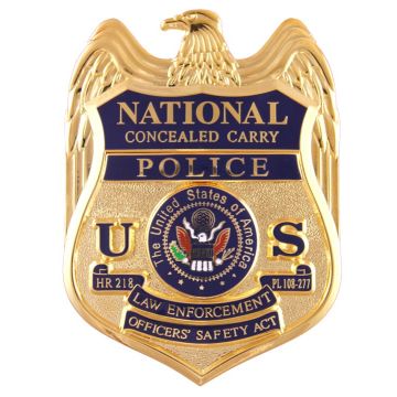 HR218 Reverse Letter Badge