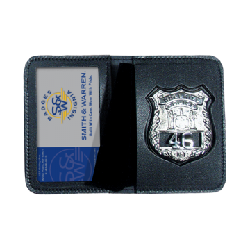 Smith & Warren Duty Leather Single ID & Badge Case - Book Style