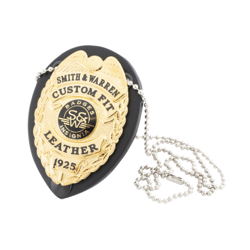 Smith & Warren BC718-T Teardrop Belt & Neck Chain Non-Recessed Badge Holder