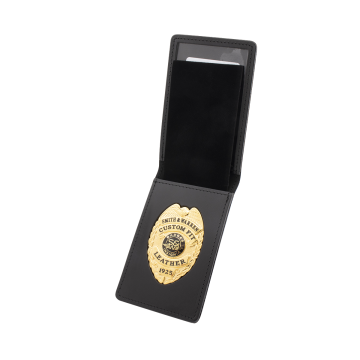 Smith & Warren Duty Leather Single ID & Badge Case - Notepad Style