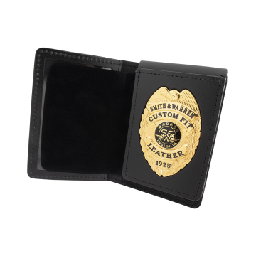 Smith & Warren Duty Leather Single ID Case w/ Flip-Out Badge Section