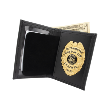 Smith & Warren Dress Leather Single ID Bi-fold Wallet