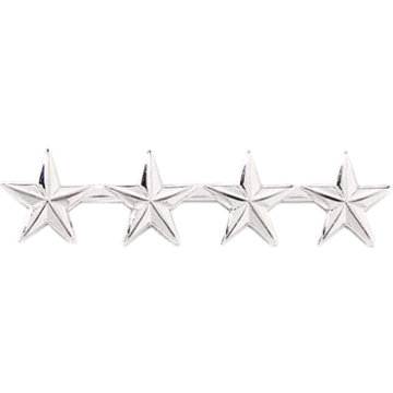 Blackinton J104 4 Stars 1/2" Smooth - Nickel (Pair)