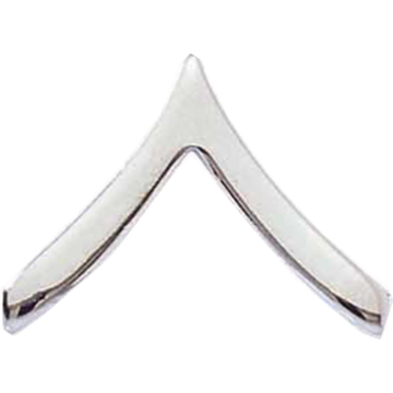 Blackinton J132 Small Private Chevron - NICKEL (Pair)