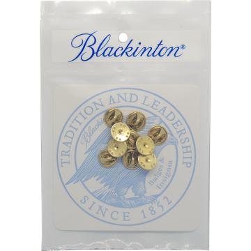 Blackinton J134 Bag of Ten Brass Replacement Clutches