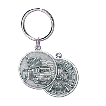 Blackinton J173 2 Sided Fire Dept. Key Chain