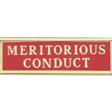Blackinton J202-MC Meritorious Conduct Commendation Bar - Gold (3/8")