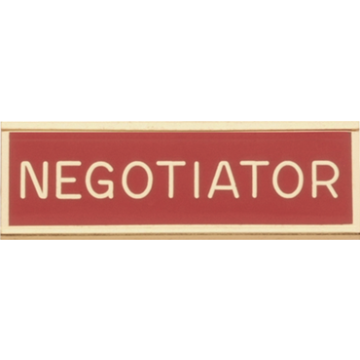 Blackinton J203-NE - Negotiator Commendation Bar (3/8")