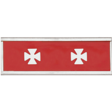 Blackinton J204-Y10 - Fire 10 Years of Service Commendation Bar (3/8")