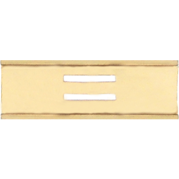 Blackinton J205-1B 3/8" Commendation Slide Bar - 1 Bar GOLD