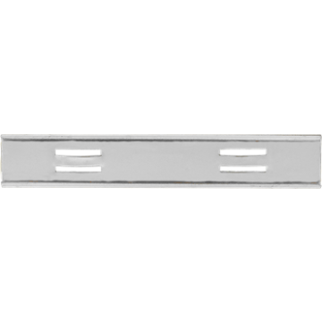 Blackinton J205-2B 3/8" Commendation Slide Bar - 2 Bars RHODIUM