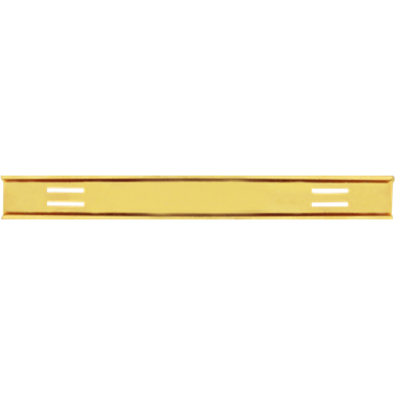 Blackinton J205-3B 3/8" Commendation Slide Bar - 3 Bars GOLD