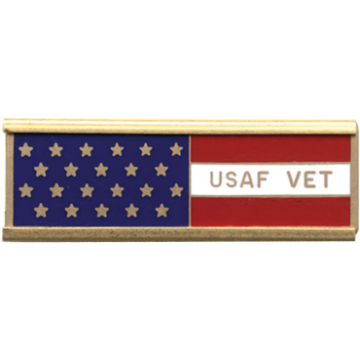 Blackinton J206-AF American Flag Air Force Vet Commendation Bar (1-3/8" x 3/8")