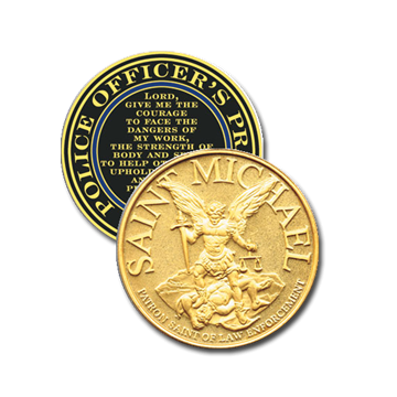 Blackinton St. Michael Challenge Coin