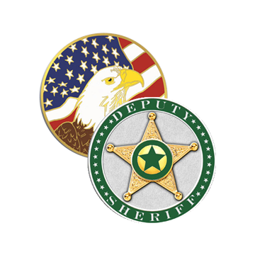 Blackinton Deputy Sheriff Challenge Coin Green