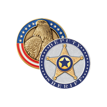Blackinton Sheriff's Modeled Challenge Coin