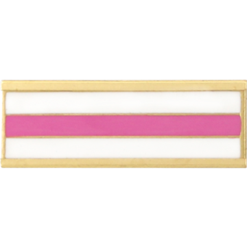 Blackinton J287 Breast Cancer Awareness Commendation Bar - Gold (1-3/8" x 3/8")