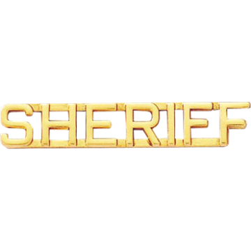 Blackinton J70 SHERIFF Letter Combination (Pair)