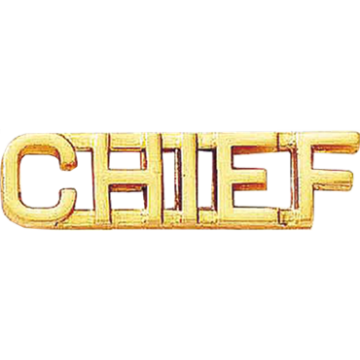 Blackinton J72 CHIEF Lettered Combination (Pair)