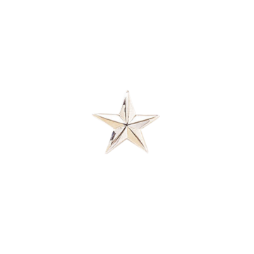 Blackinton J98 1 Star 1/2" Smooth - Nickel (Pair)