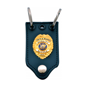 Smith & Warren BCK9 Duty Leather K9 Badge Holder - Recessed