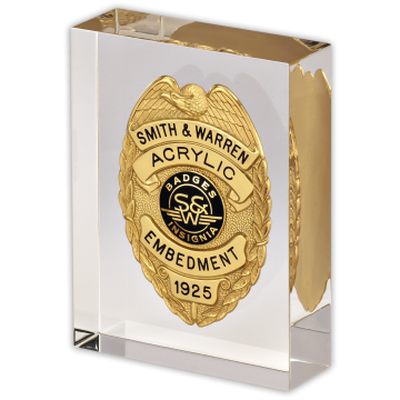 Smith & Warren Lucite 5.50"x 4" Rectangle Embedment L711