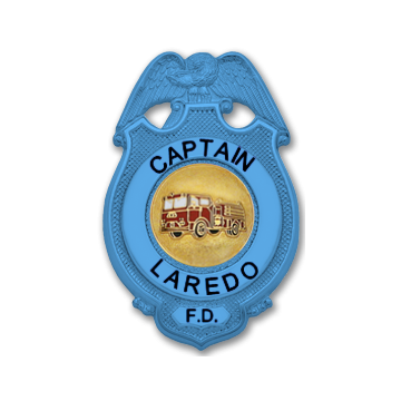 Smith & Warren M103_BL Autism Awareness Shield Badge w/ Eagle (2-7/8" x 1-7/8")