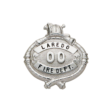 Smith & Warren M112N Small Fire Dept. Hose Badge w/ Helmet (1-5/8" x 1-1/2")