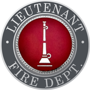 Smith & Warren M1700 Lieutenant Fire Dept. Collar Disc (15/16") (Individual)